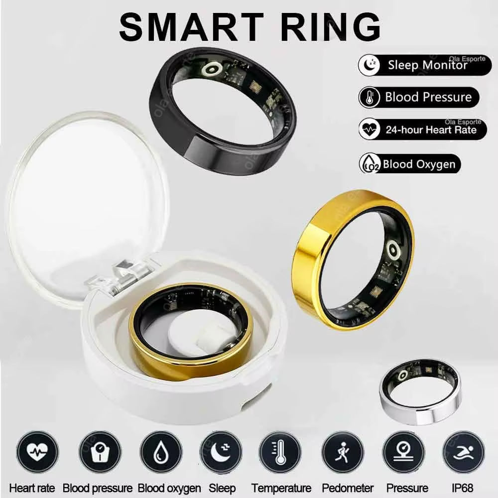 Smart Ring for Xiaomi 2024 Men Women 6.0Mm Ultimate Thinness Waterproof Health Detection Heart Rate Sleep Monitor Sports Tracker