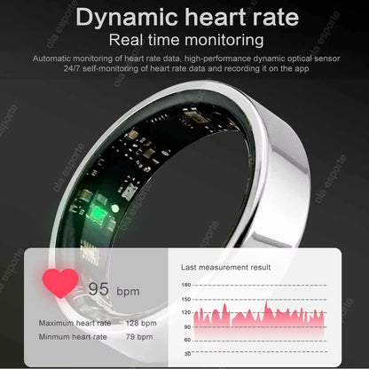 Smart Ring for Xiaomi 2024 Men Women 6.0Mm Ultimate Thinness Waterproof Health Detection Heart Rate Sleep Monitor Sports Tracker